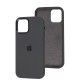 Чохол для iPhone 12 / 12 Pro New silicone case dark gray