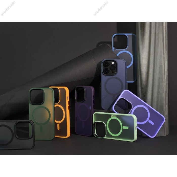 Чохол для iPhone 12 / 12 Pro WAVE Matte Insane MagSafe orange
