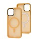 Чохол для iPhone 12 / 12 Pro WAVE Matte Insane MagSafe orange