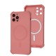 Чохол для iPhone 12 Pro WAVE Silk Touch WXD MagSafe peach
