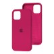 Чохол для iPhone 12/12 Pro Silicone Full червоний / rose red