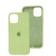 Чохол для iPhone 12 / 12 Pro Silicone Full зелений / avocado