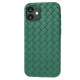 Чохол для iPhone 12 mini Weaving case зелений