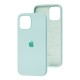 Чохол для iPhone 12 mini Silicone Full бірюзовий / turquoise