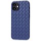 Чохол для iPhone 12 mini Weaving case синій