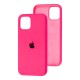 Чохол для iPhone 12 mini Silicone Full shiny pink