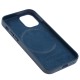 Чохол для iPhone 12 mini Leather with MagSafe blue lake