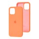 Чохол для iPhone 12 mini Silicone Full помаранчевий / papaya
