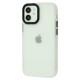 Чохол для iPhone 12 mini Totu Shadow Matte Metal Buttons білий