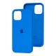Чохол для iPhone 12 mini Silicone Full синій / royal blue