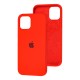 Чохол для iPhone 12 mini Silicone Full червоний