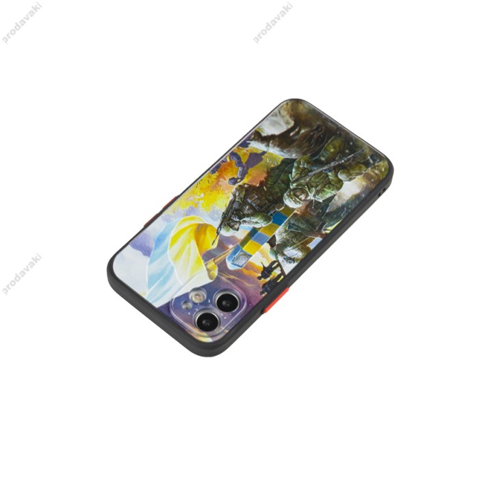 Чохол для iPhone 12 WAVE Ukraine Shadow Matte defenders of ukraine