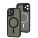 Чохол для iPhone 12 MagSafe Acrylic Matte black