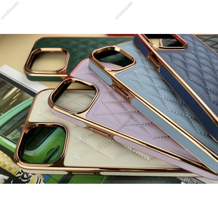 Чохол для iPhone 14 Puloka leather case white