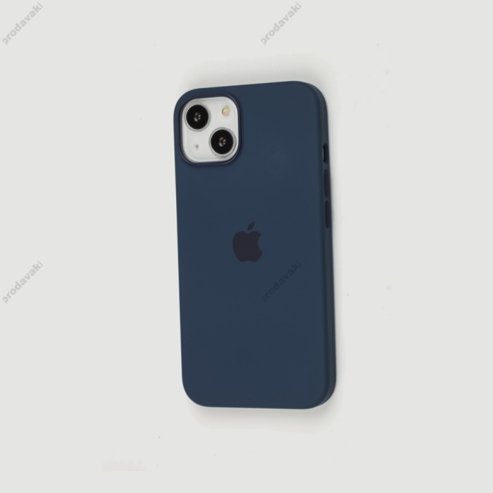 Чохол для iPhone 14 MagSafe Silicone Full Size blue