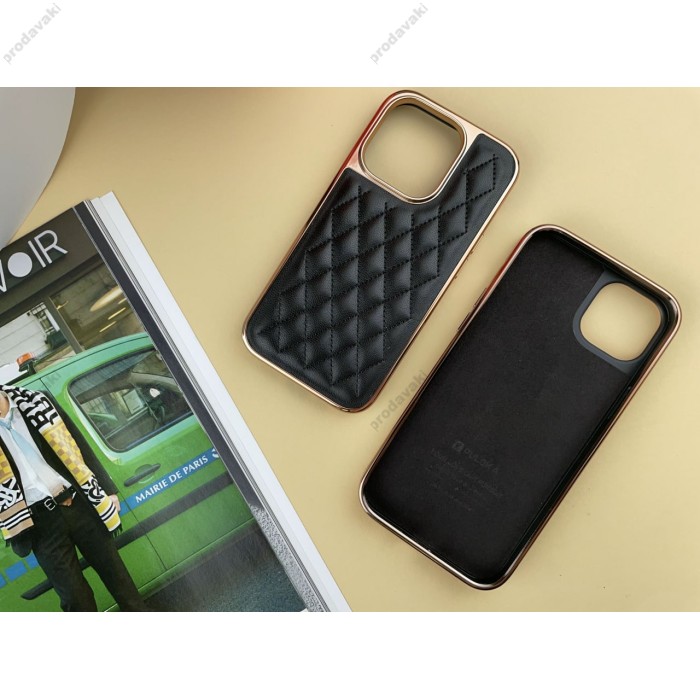 Чохол для iPhone 14 Puloka leather case white