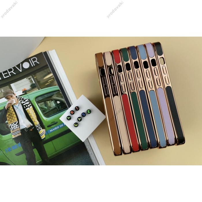 Чохол для iPhone 14 Puloka leather case white