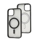 Чохол для iPhone 14 Color MagSafe чорний