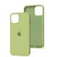 Чохол для iPhone 14 Silicone Full зелений / avocado