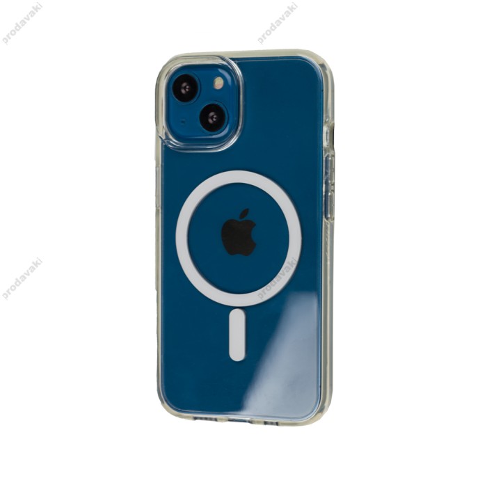 Чохол для iPhone 14 MagSafe Wave premium прозорий