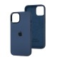 Чохол для iPhone 14 New silicone case navy blue
