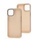 Чохол для iPhone 14 Metal Bezel персиковий