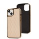 Чохол для iPhone 14 Puloka leather case pink sand