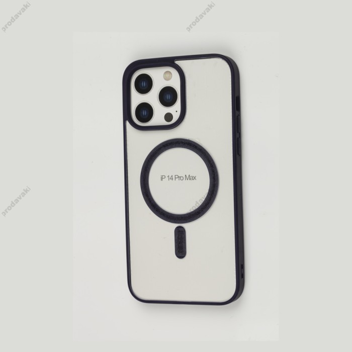 Чохол для iPhone 14 Pro Berlia Color MagSafe deep purple