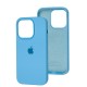 Чохол для iPhone 14 Pro Silicone Full блакитний / blue