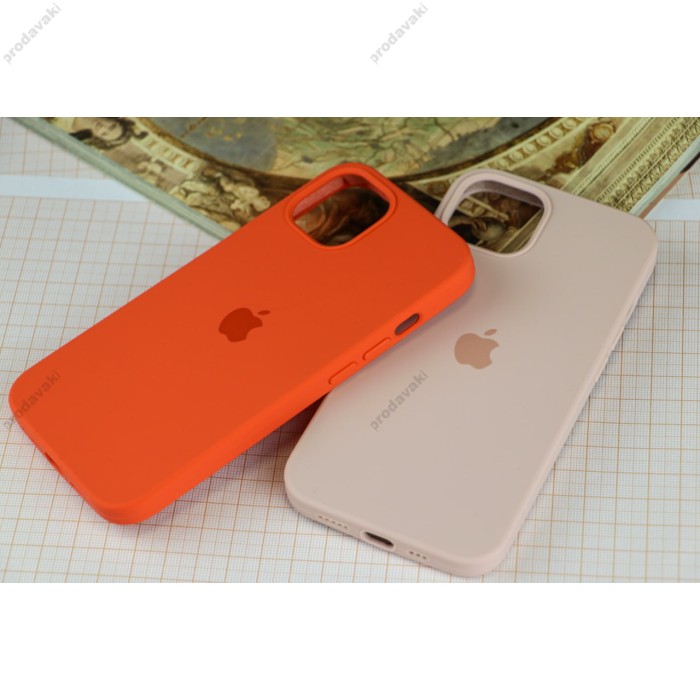 Чохол для iPhone 14 Pro Silicone Full сірий / lavender