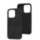 Чохол для iPhone 14 Pro Leather croco full black