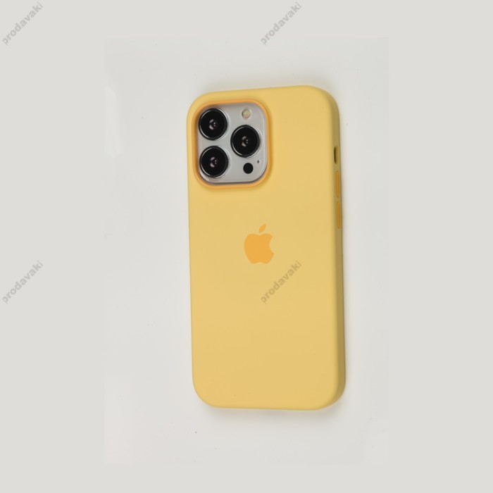 Чохол для iPhone 14 Pro MagSafe Silicone Full Size sunglow
