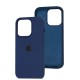 Чохол для iPhone 14 Pro Silicone Full синій / blue cobalt