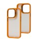 Чохол для Iphone 14 Pro Extreme drops crystal glass orange