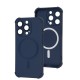 Чохол для iPhone 14 Pro WAVE Silk Touch WXD MagSafe blue