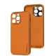 Чохол для iPhone 14 Pro Max Leather Xshield apricot
