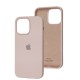 Чохол для iPhone 14 Pro Max Square Full silicone chalk pink