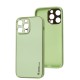 Чохол для iPhone 14 Pro Max Leather Xshield pistachio