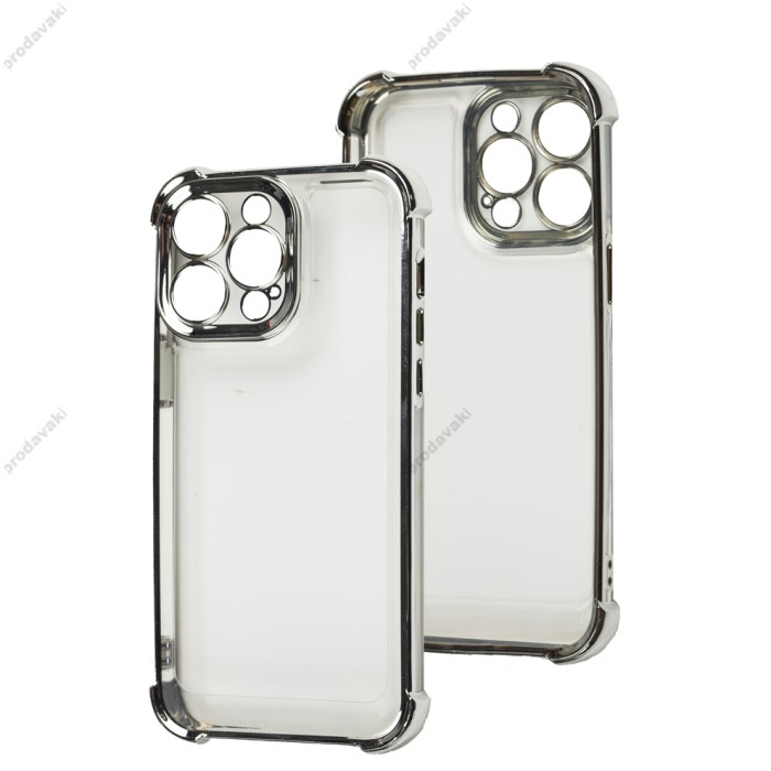 Чохол для iPhone 14 Pro Max Armored color silver