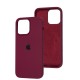 Чохол для iPhone 14 Pro Max Silicone Full бордовий / maroon