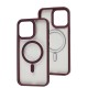 Чохол для iPhone 14 Pro Max WAVE Ardor MagSafe bordo