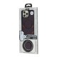 Чохол для iPhone 14 Pro Max MagSafe eco-leather + MagSafe popSocket black