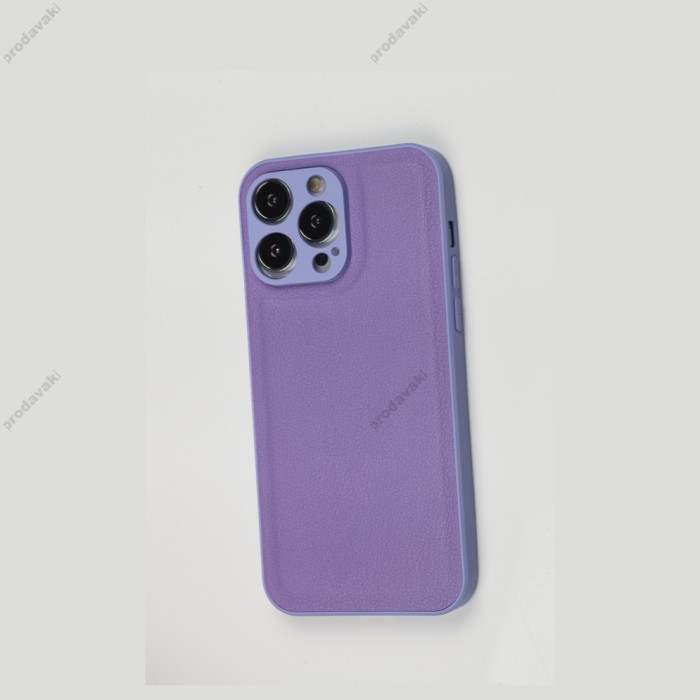 Чохол для iPhone 14 Pro Max Eco Leather glycine