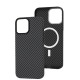 Чохол для iPhone 14 Pro Max Carbon MagSafe black