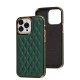 Чохол для iPhone 14 Pro Max Puloka leather case green