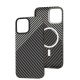 Чохол для iPhone 14 Pro Carbon MagSafe black gray