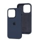 Чохол для iPhone 14 Pro New silicone case midnighte blue