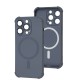 Чохол для iPhone 14 Pro WAVE Silk Touch WXD MagSafe gray
