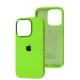 Чохол для iPhone 14 Pro New silicone case shiny green