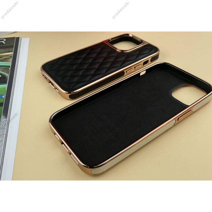 Чохол для iPhone 14 Pro Puloka leather case purple